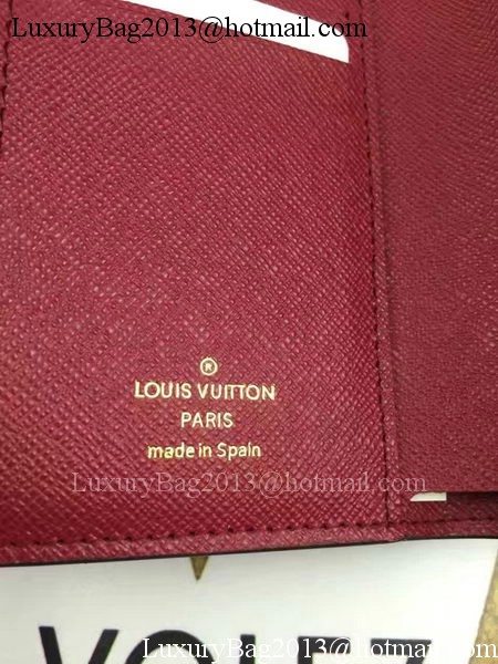 Louis Vuitton Monogram Canvas Victorine Wallet M62360 Wine Louis Vuitton Monogram Canvas Victorine Wallet M62360 Wine