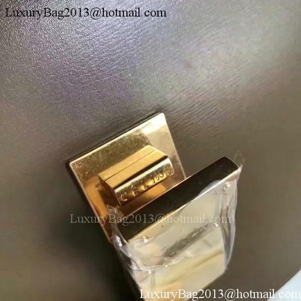 Celine Classic Box Flap Bag Smooth Leather C20447 Green Celine Classic Box Flap Bag Smooth Leather C20447 Green