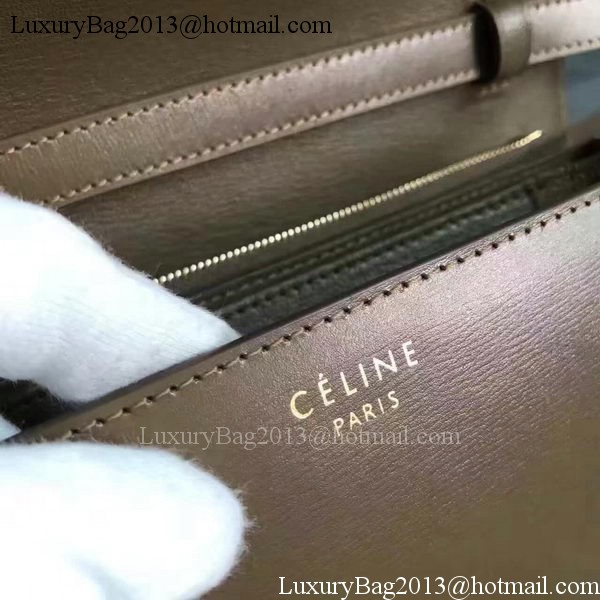 Celine Classic Box Flap Bag Smooth Leather C20447 Green Celine Classic Box Flap Bag Smooth Leather C20447 Green