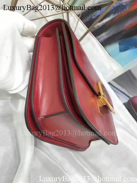 Celine Classic Box Flap Bag Smooth Leather C20447 Red Celine Classic Box Flap Bag Smooth Leather C20447 Red