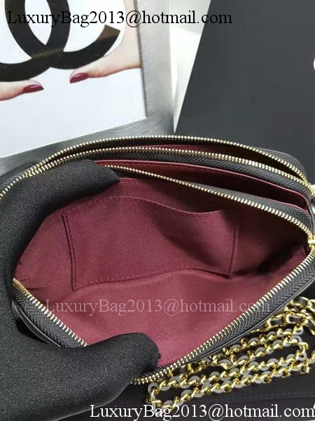 Chanel mini Shoulder Bag Black Sheepskin Leather A7020 Gold Chanel mini Shoulder Bag Black Sheepskin Leather A7020 Gold