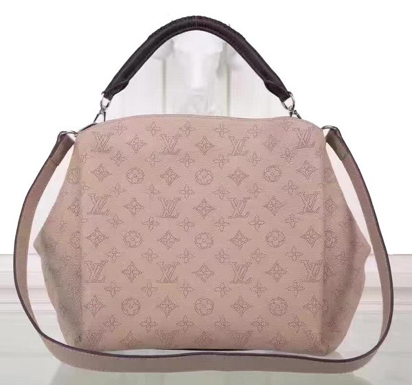Louis Vuitton Mahina Leather BABYLONE CHAIN BB Bag M51223 Apricot Louis Vuitton Mahina Leather BABYLONE CHAIN BB Bag M51223 Apricot