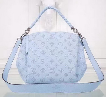 Louis Vuitton Mahina Leather BABYLONE CHAIN BB Bag M51223 Blue Louis Vuitton Mahina Leather BABYLONE CHAIN BB Bag M51223 Blue