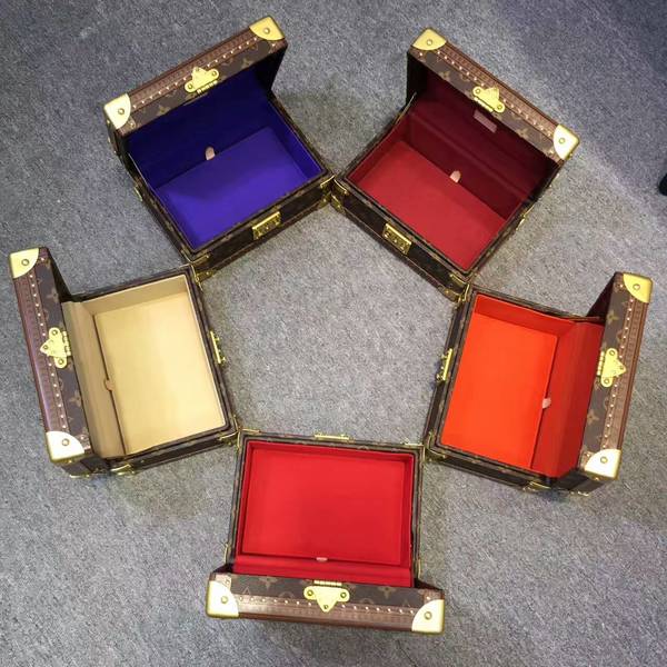 Louis Vuitton Monogram Canvas Treasure Box 40666 Light Red Louis Vuitton Monogram Canvas Treasure Box 40666 Light Red