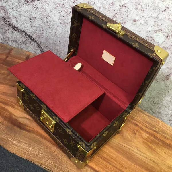 Louis Vuitton Monogram Canvas Treasure Box 40666 Marroon Louis Vuitton Monogram Canvas Treasure Box 40666 Marroon
