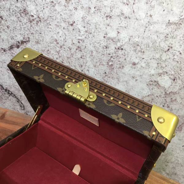 Louis Vuitton Monogram Canvas Treasure Box 40666 Marroon Louis Vuitton Monogram Canvas Treasure Box 40666 Marroon