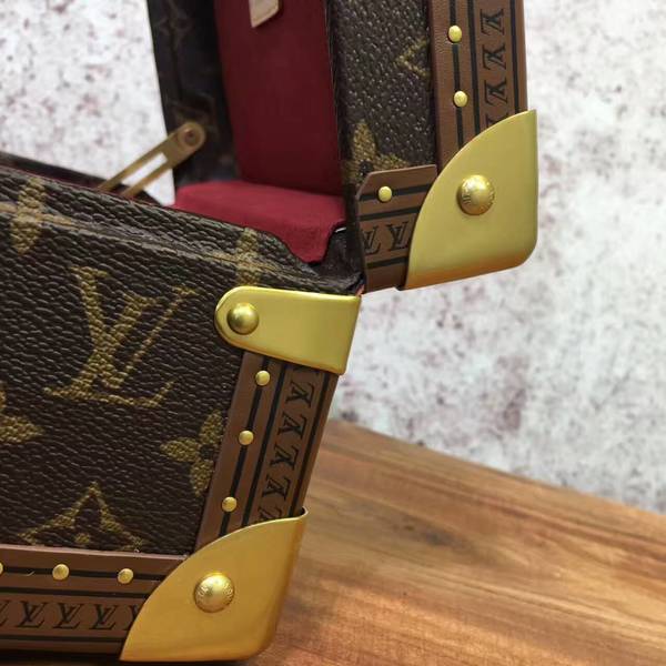 Louis Vuitton Monogram Canvas Treasure Box 40666 Marroon Louis Vuitton Monogram Canvas Treasure Box 40666 Marroon