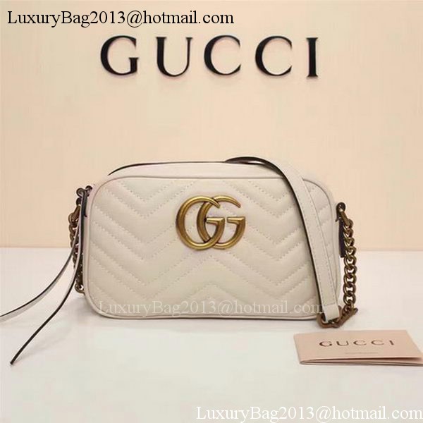 Gucci GG Marmont Matelasse Shoulder Bag 447632 OffWhite Gucci GG Marmont Matelasse Shoulder Bag 447632 OffWhite