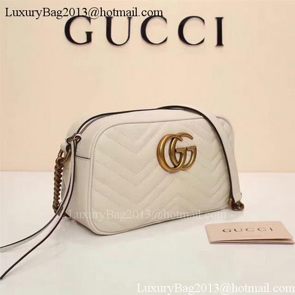 Gucci GG Marmont Matelasse Shoulder Bag 447632 OffWhite Gucci GG Marmont Matelasse Shoulder Bag 447632 OffWhite
