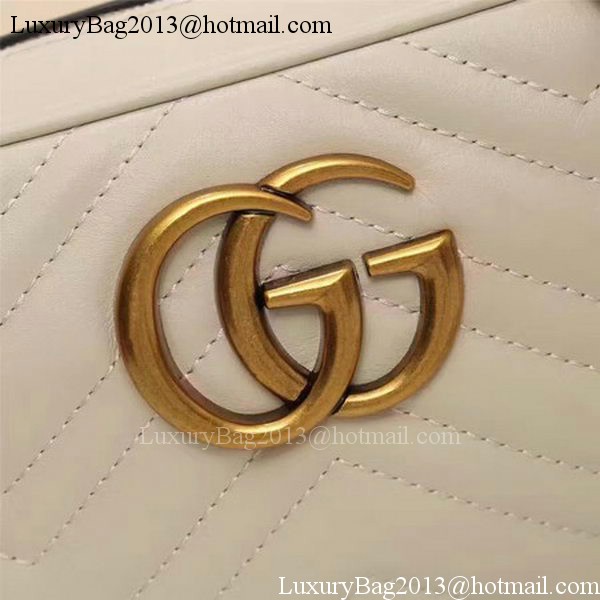 Gucci GG Marmont Matelasse Shoulder Bag 447632 OffWhite Gucci GG Marmont Matelasse Shoulder Bag 447632 OffWhite
