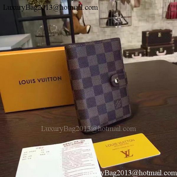 Louis Vuitton Damier Ebene Canvas DESK AGENDA NOTES REFILL N20006 Louis Vuitton Damier Ebene Canvas DESK AGENDA NOTES REFILL N20006