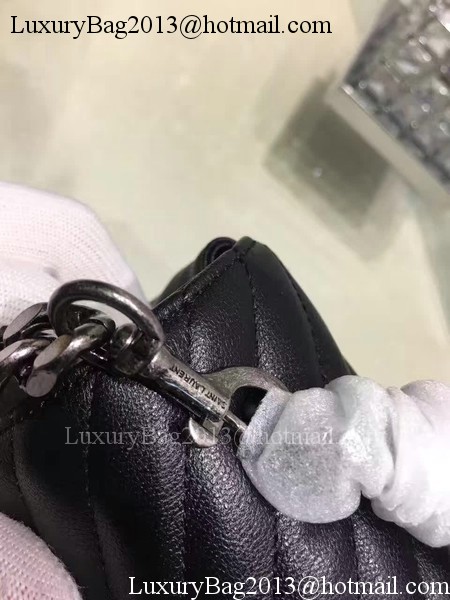 YSL Classic Monogramme Flap Bag Calfskin Leather Y22370 Black YSL Classic Monogramme Flap Bag Calfskin Leather Y22370 Black