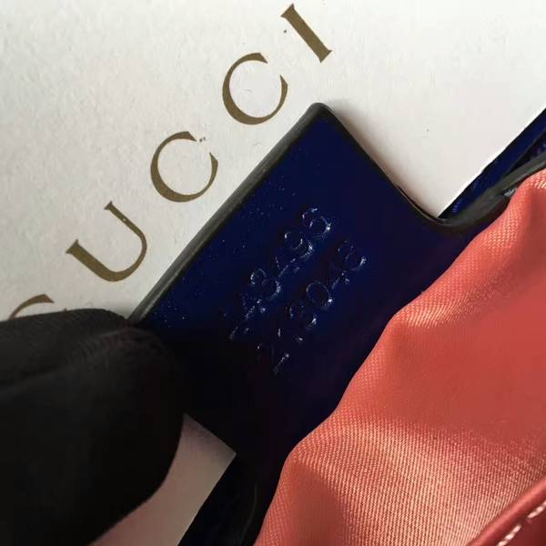 Gucci GG Suede Leather Shoulder Bag 443496 Dark Blue Gucci GG Suede Leather Shoulder Bag 443496 Dark Blue