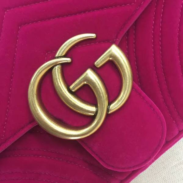 Gucci GG Suede Leather Shoulder Bag 443496 Wine Gucci GG Suede Leather Shoulder Bag 443496 Wine