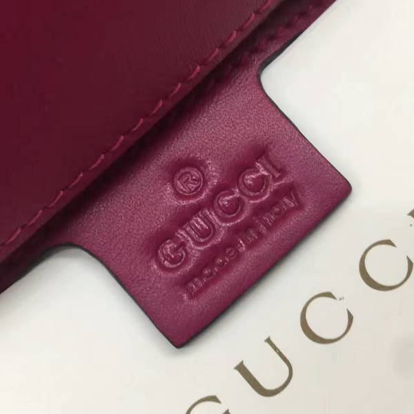 Gucci GG Suede Leather Shoulder Bag 443496 Wine Gucci GG Suede Leather Shoulder Bag 443496 Wine