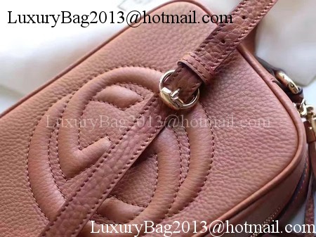 Gucci Soho Metallic Leather Disco Bag 308364 Brown Gucci Soho Metallic Leather Disco Bag 308364 Brown