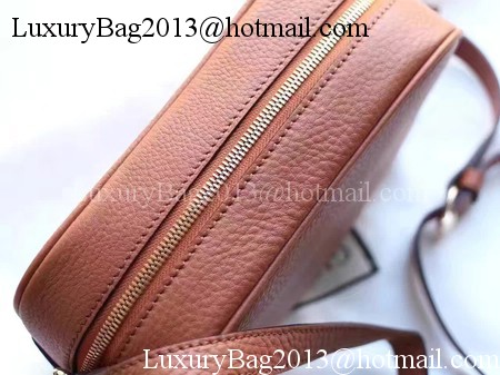 Gucci Soho Metallic Leather Disco Bag 308364 Brown Gucci Soho Metallic Leather Disco Bag 308364 Brown