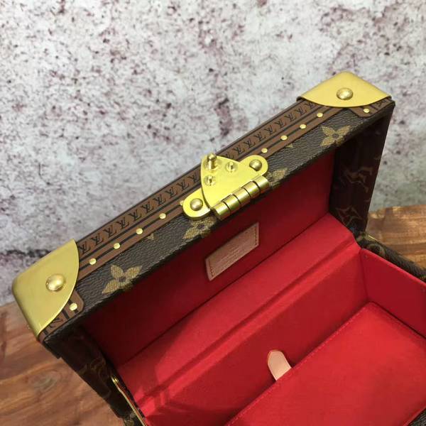 Louis Vuitton Mini Monogram Canvas Treasure Box 40665 Red Louis Vuitton Mini Monogram Canvas Treasure Box 40665 Red