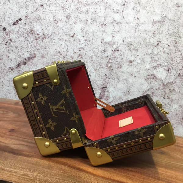 Louis Vuitton Mini Monogram Canvas Treasure Box 40665 Red Louis Vuitton Mini Monogram Canvas Treasure Box 40665 Red