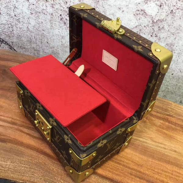 Louis Vuitton Mini Monogram Canvas Treasure Box 40665 Red Louis Vuitton Mini Monogram Canvas Treasure Box 40665 Red