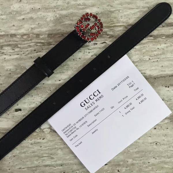 Gucci Original Calf Leather 2.5CM Belt 68883B Gucci Original Calf Leather 2.5CM Belt 68883B