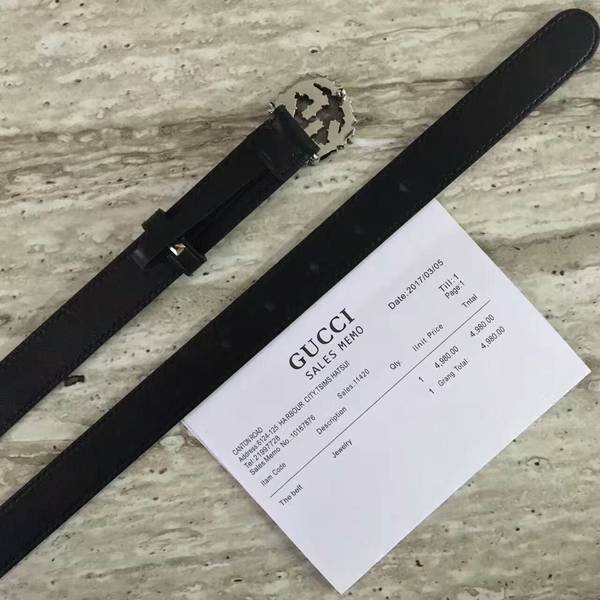 Gucci Original Calf Leather 2.5CM Belt 68883C Gucci Original Calf Leather 2.5CM Belt 68883C