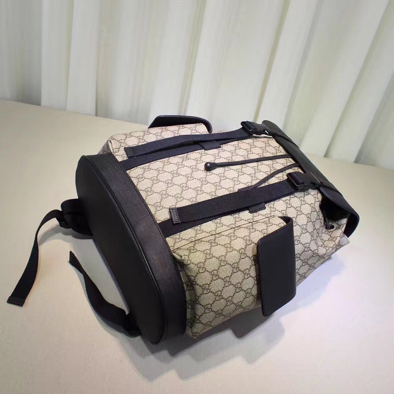 Gucci GG Canvas Backpack 17047 Gucci GG Canvas Backpack 17047