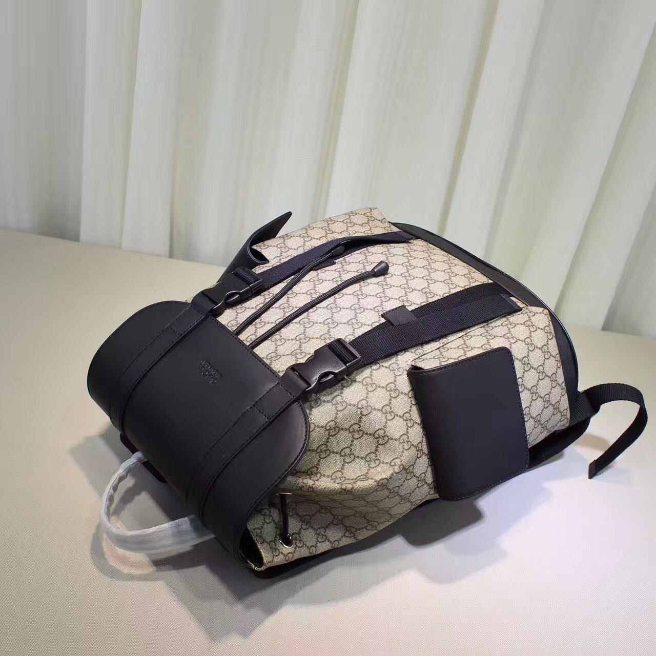 Gucci GG Canvas Backpack 17047 Gucci GG Canvas Backpack 17047