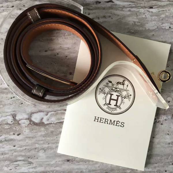 HERMES 1.7cm Original Leather Female Belt 17414c HERMES 1.7cm Original Leather Female Belt 17414c