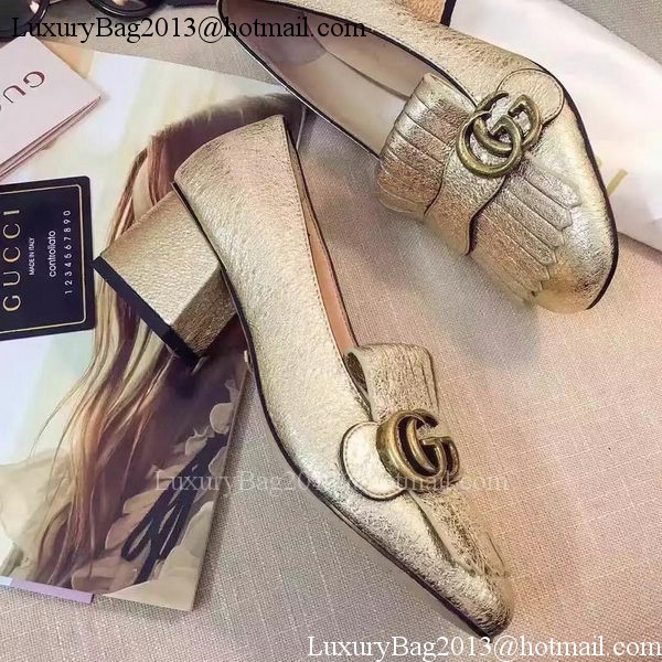 Gucci Casual Shoes Leather GG1127 Gold Gucci Casual Shoes Leather GG1127 Gold