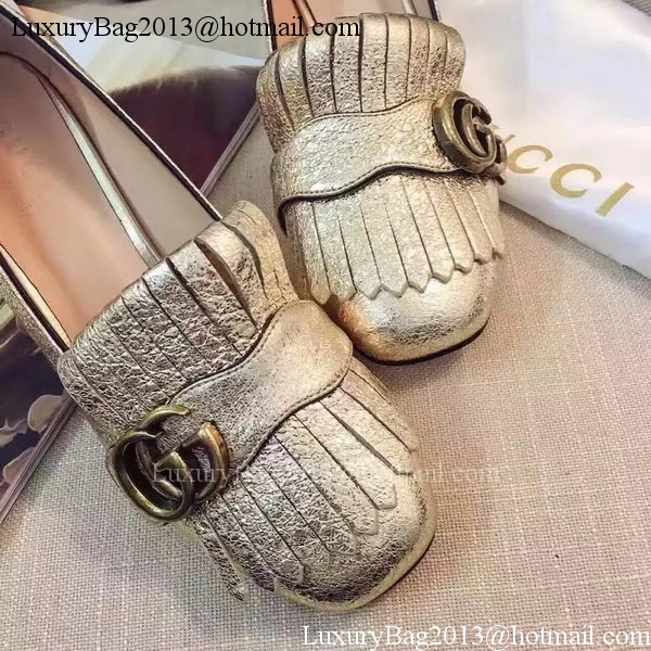 Gucci Casual Shoes Leather GG1127 Gold Gucci Casual Shoes Leather GG1127 Gold