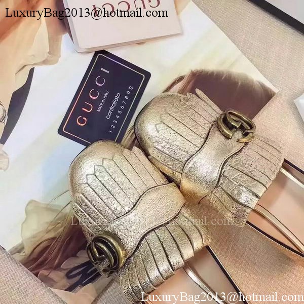 Gucci Casual Shoes Leather GG1127 Gold Gucci Casual Shoes Leather GG1127 Gold