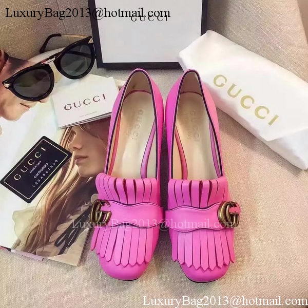 Gucci Casual Shoes Leather GG1127 Rose Gucci Casual Shoes Leather GG1127 Rose