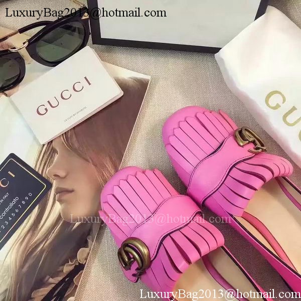 Gucci Casual Shoes Leather GG1127 Rose Gucci Casual Shoes Leather GG1127 Rose