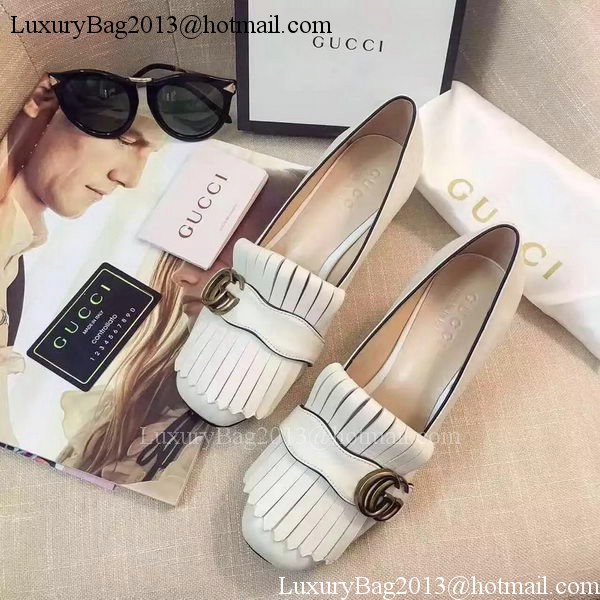Gucci Casual Shoes Leather GG1127 White Gucci Casual Shoes Leather GG1127 White