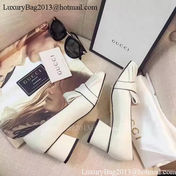 Gucci Casual Shoes Leather GG1127 White Gucci Casual Shoes Leather GG1127 White