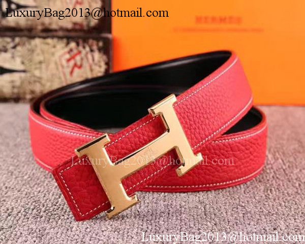 Hermes 40mm Belt H170417 Red Hermes 40mm Belt H170417 Red