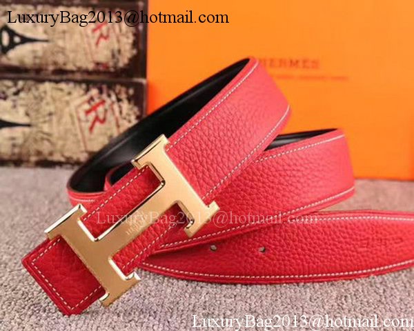 Hermes 40mm Belt H170417 Red Hermes 40mm Belt H170417 Red