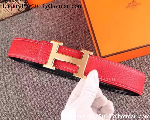 Hermes 40mm Belt H170417 Red Hermes 40mm Belt H170417 Red