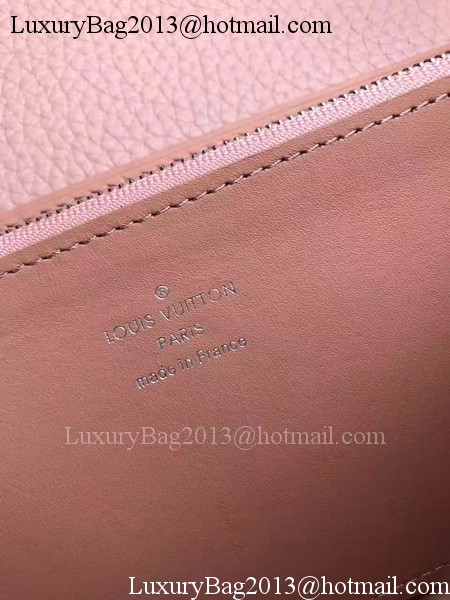Louis Vuitton Calfskin Leather CAPUCINES WALLET M61249 Pink Louis Vuitton Calfskin Leather CAPUCINES WALLET M61249 Pink