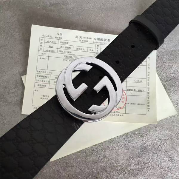 Gucci Original Calf Leather 4.0CM Belt 17419D Gucci Original Calf Leather 4.0CM Belt 17419D