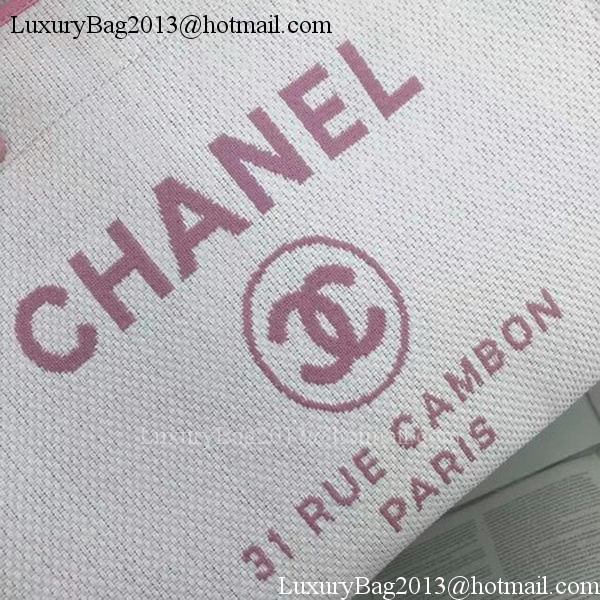 Chanel Large Canvas Tote Shopping Bag CHA1679 Pink Chanel Large Canvas Tote Shopping Bag CHA1679 Pink