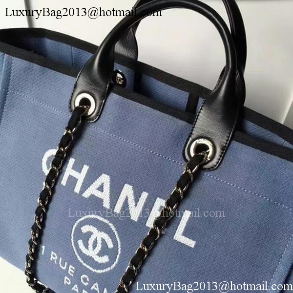 Chanel Large Canvas Tote Shopping Bag CHA1679 Royal Chanel Large Canvas Tote Shopping Bag CHA1679 Royal