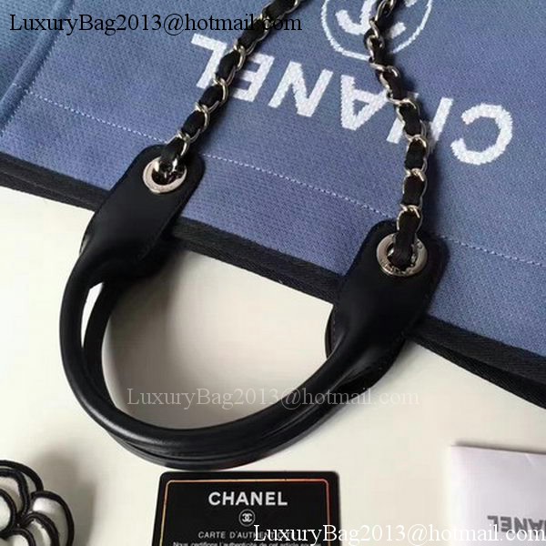 Chanel Large Canvas Tote Shopping Bag CHA1679 Royal Chanel Large Canvas Tote Shopping Bag CHA1679 Royal
