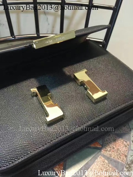 Hermes Constance Bag Calfskin Leather H9978 Black Hermes Constance Bag Calfskin Leather H9978 Black