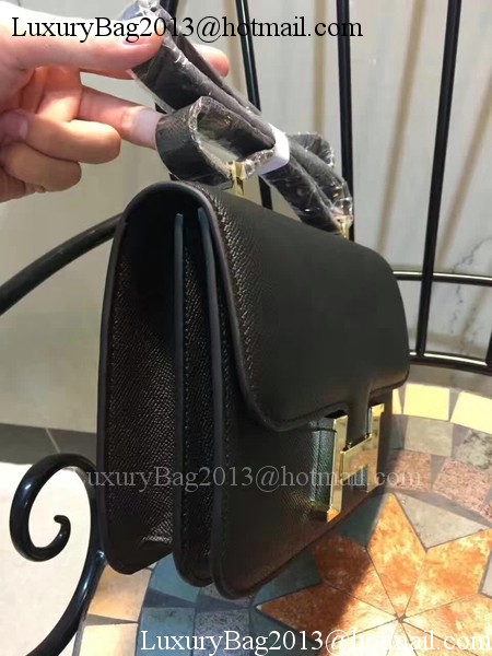 Hermes Constance Bag Calfskin Leather H9978 Black Hermes Constance Bag Calfskin Leather H9978 Black