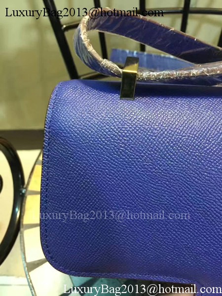 Hermes Constance Bag Calfskin Leather H9978 Blue Hermes Constance Bag Calfskin Leather H9978 Blue