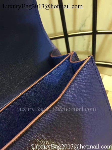 Hermes Constance Bag Calfskin Leather H9978 Blue Hermes Constance Bag Calfskin Leather H9978 Blue