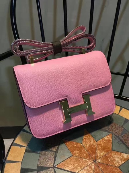 Hermes Constance Bag Calfskin Leather H9978 Pink Hermes Constance Bag Calfskin Leather H9978 Pink