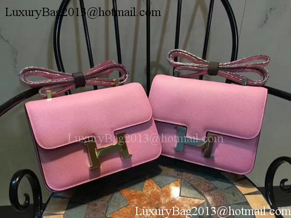 Hermes Constance Bag Calfskin Leather H9978 Pink Hermes Constance Bag Calfskin Leather H9978 Pink